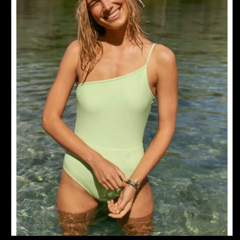 aerie one-shoulder one-piece suit